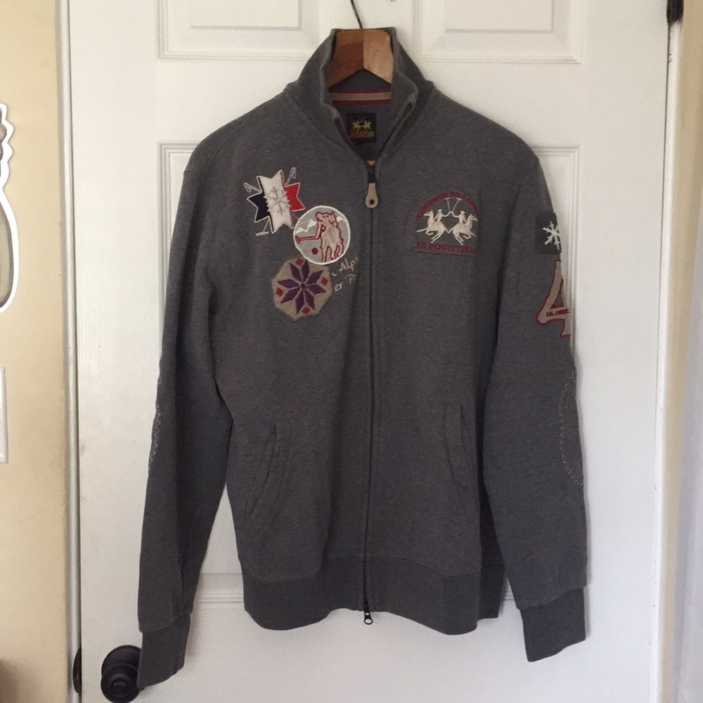 La Martina Zip Up Sweatshirt